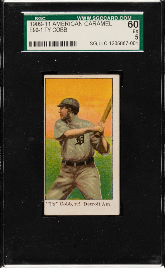 1909-11 E90-1 AMERICAN CARAMEL TY COBB SGC 5