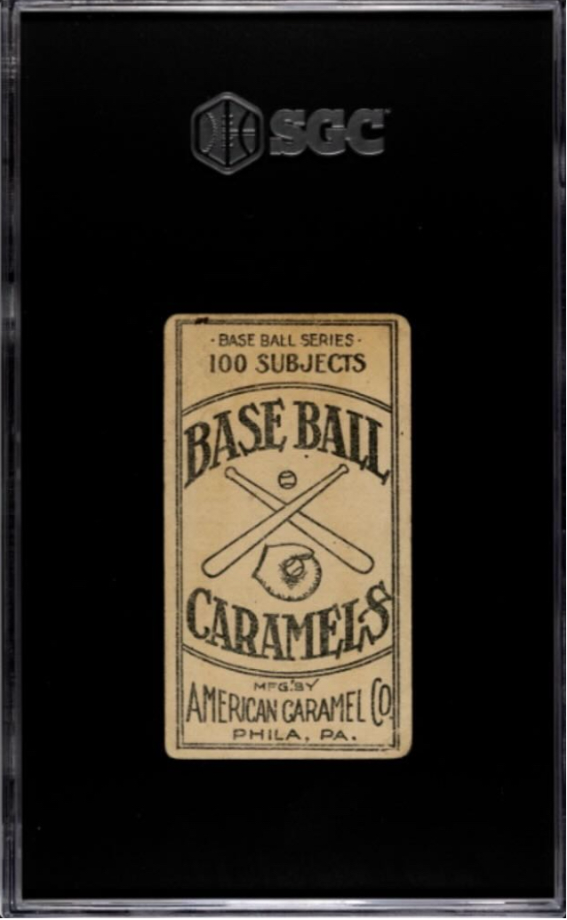 1910 AMERICAN CARAMEL CO.
E90-2 HONUS WAGNER SGC 1