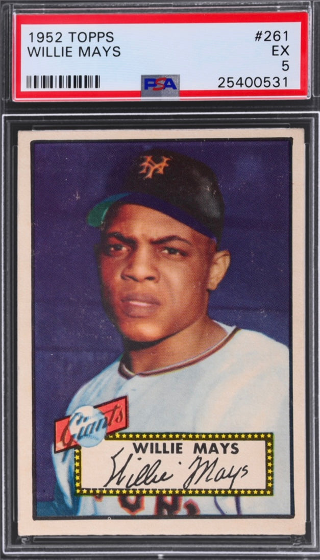 1952 Topps Willie Mays #261 PSA 5