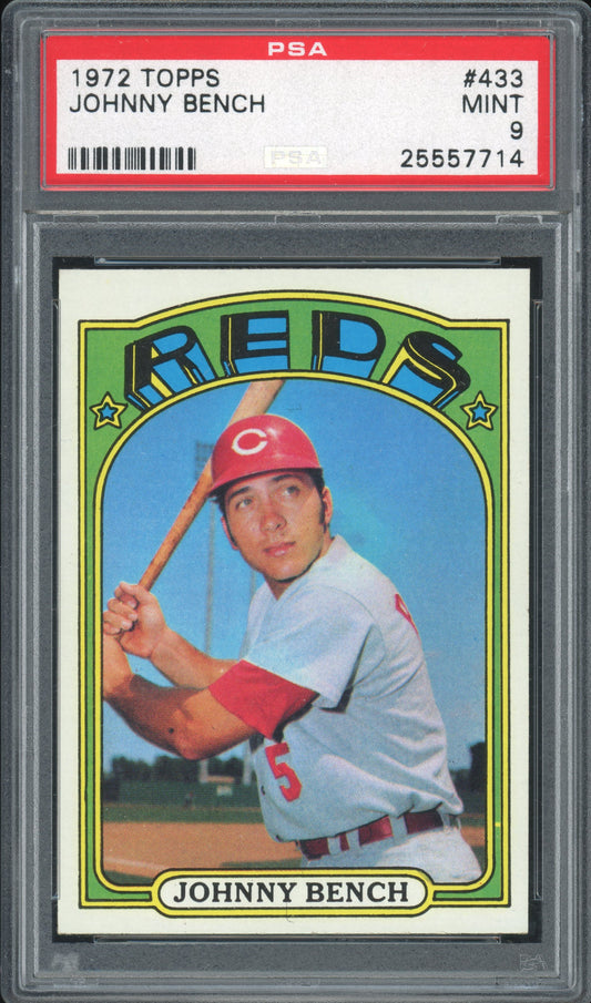 1972 Topps Johnny Bench #433 PSA 9